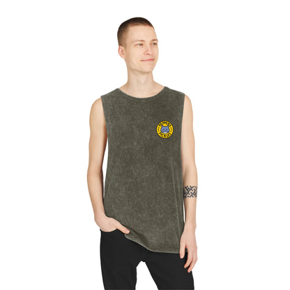 Stonewash Moss Tank Top — Logo