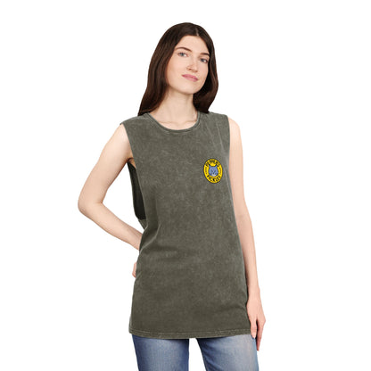 Stonewash Moss Tank Top — Logo