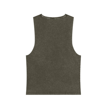 Stonewash Moss Tank Top — Logo