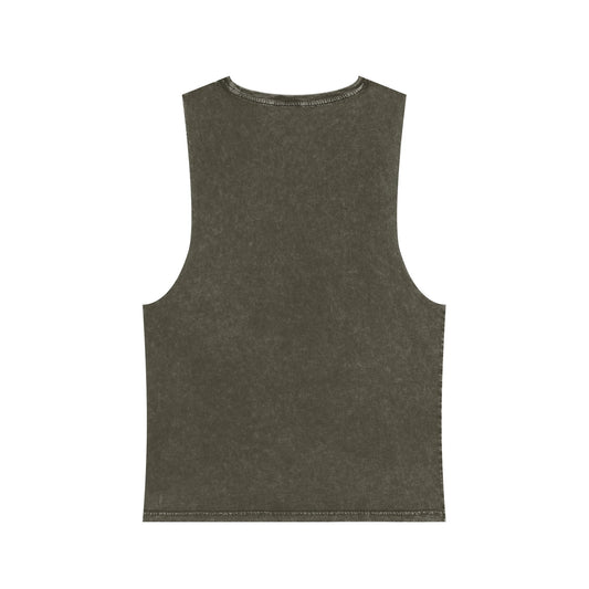 Stonewash Moss Tank Top — Logo